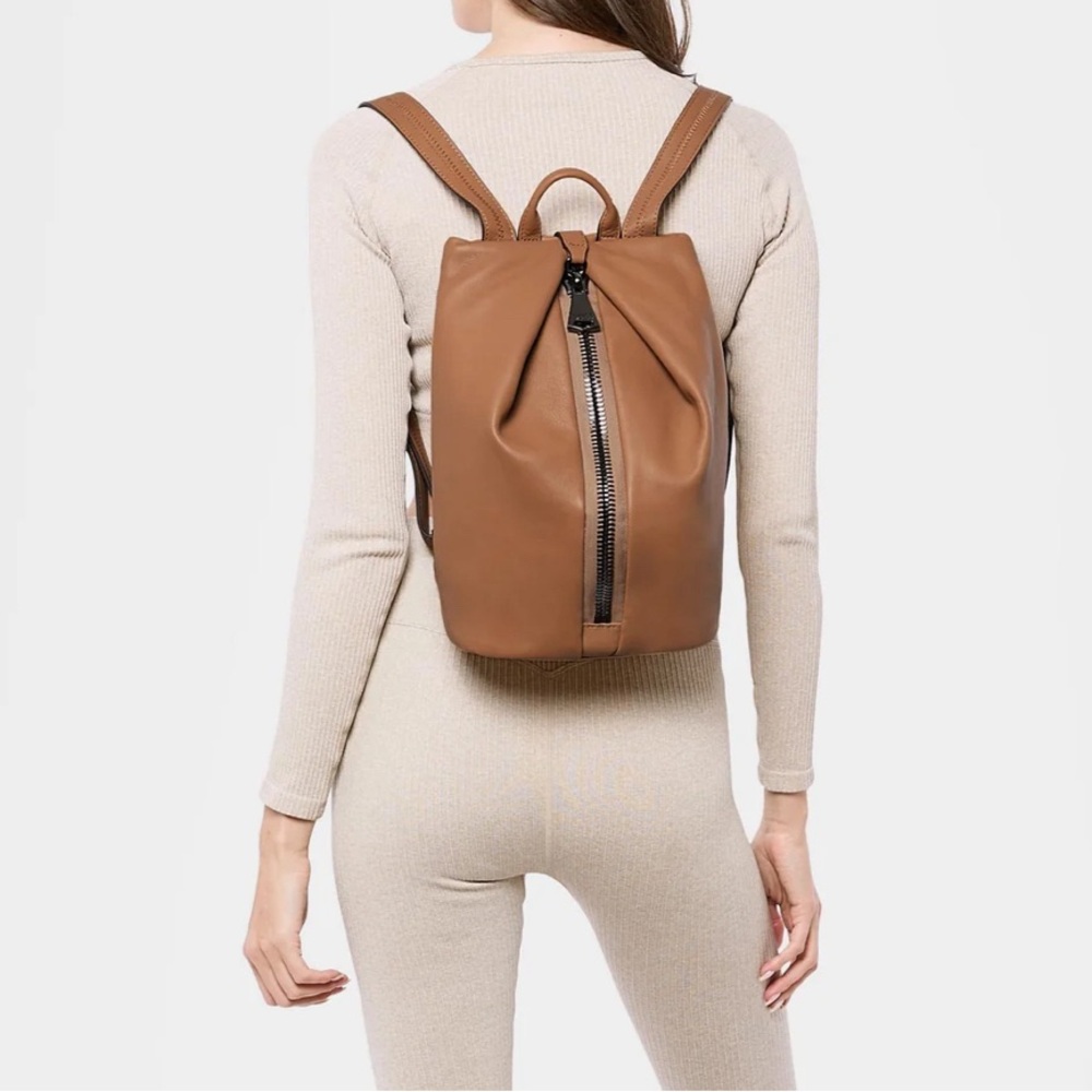 Convertible Backpack Aimee Kestenberg Mini Tamitha Backpack Aimee  Kestenberg Tamitha Tan Leather Backpack With Sleek Design